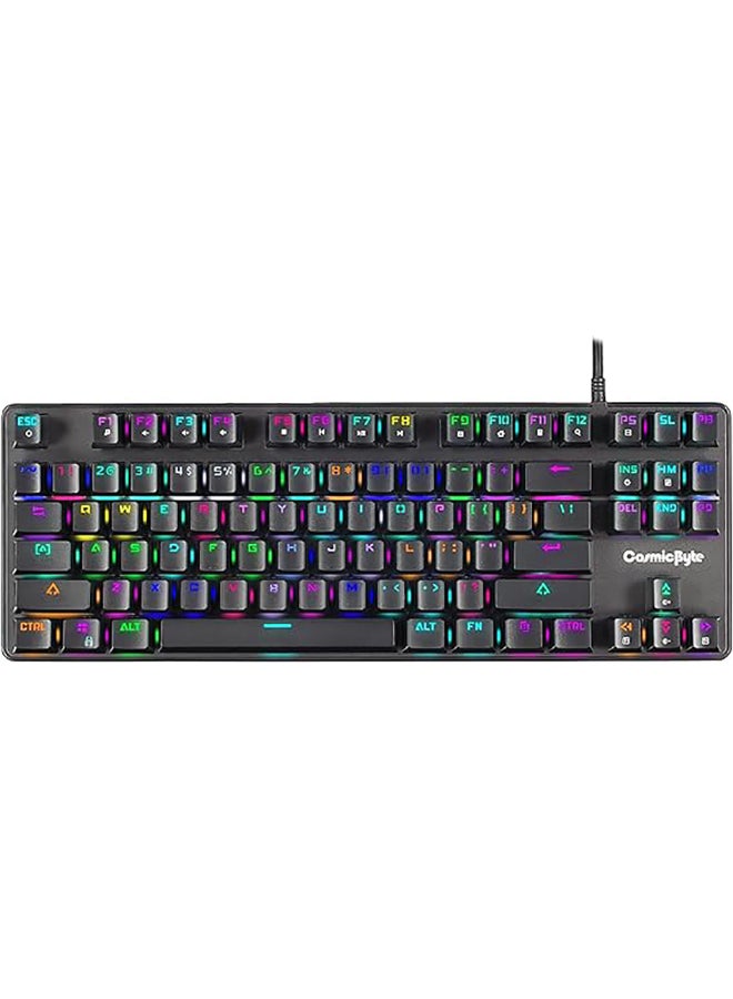 Compare CBGK34 Firefly Hot Swappable PerKey RGB TenKeyless Keyboard with Outemu Red Switch, Macros, Software at KSA Price