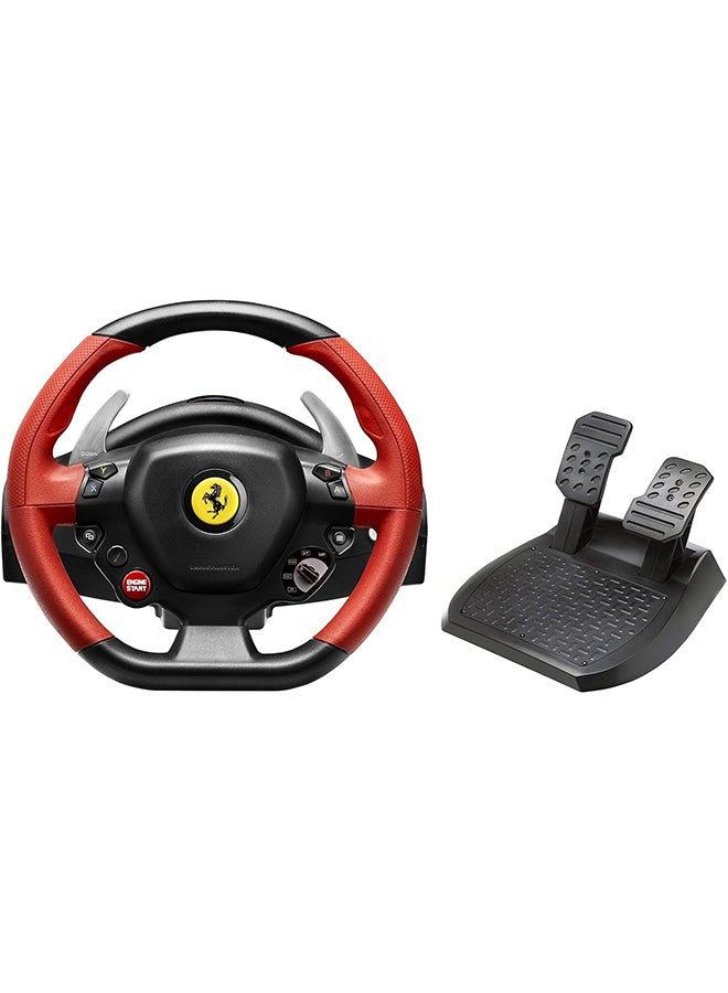 Compare Thrustmaster Ferrari 458 Spider Racing Wheel Xbox Series XS & One at KSA Price