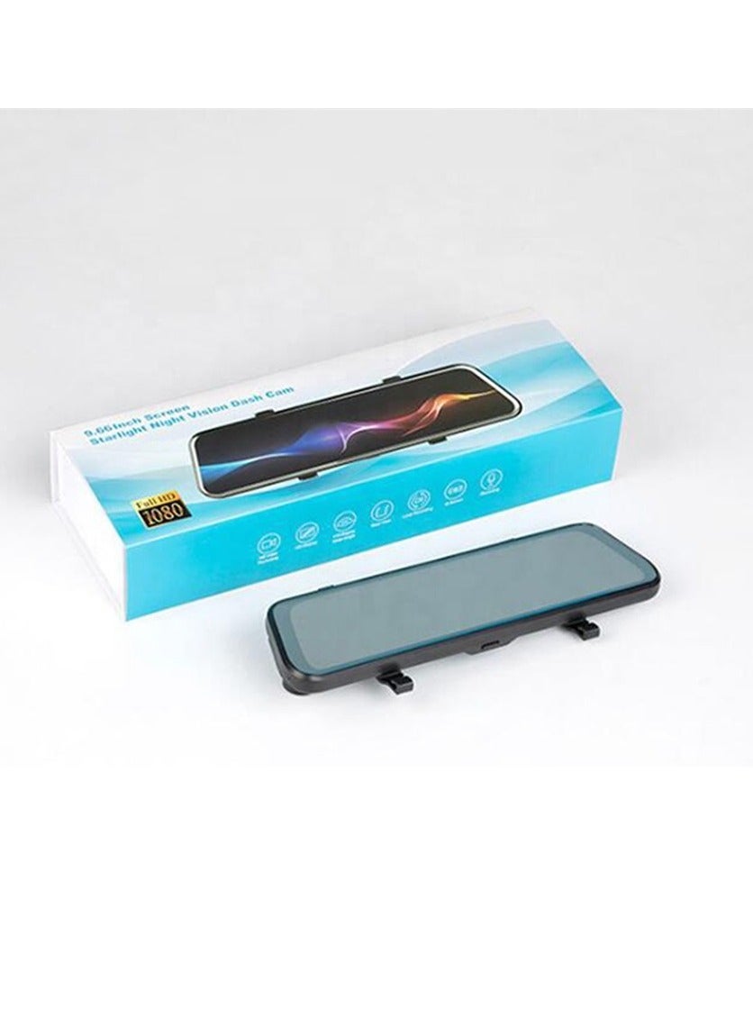 Compare MOCOM 9.66 Inch Full HD Smart Rearview Mirror Dash Cam with Starlight Night Vision, 170° Wide Angle Dual Lens, Loop Recording, GSensor Collision Detection, Parking Monitor, 450mAh Battery, Seamless Driving Recorder for Cars & SUVs at KSA Price
