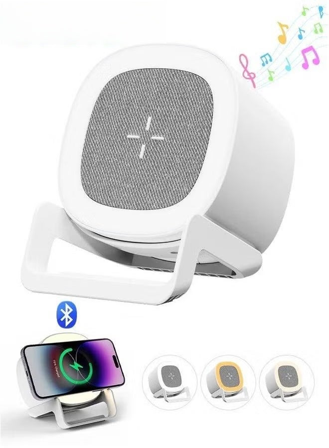 Compare Bluetooth Speaker,4In1 Speaker With RGB light,Wireless Charger,Phone Holder,3 Levels Touch Night Light,For Home Party Outdoor Beach,Electronic Gadgets,Birthday Gift at KSA Price