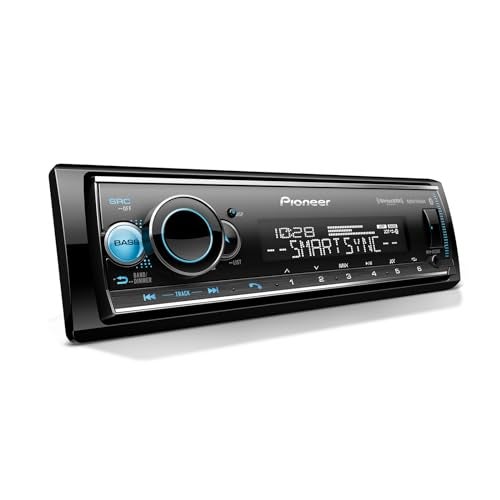 Compare Pioneer MVHS522BS Bluetooth Car Stereo with USBAUX Inputs, Pioneer Smart Sync, and HandsFree Calling for Enhanced inCar Audio Experience. at KSA Price
