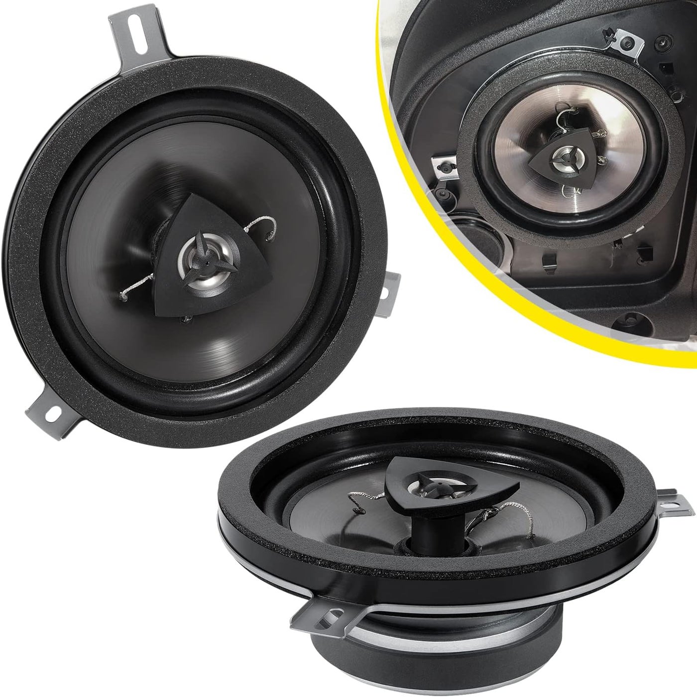 Compare Ecowlboy 6.5 Inch Speaker Upgrade for Jeep Wrangler, Grand Cherokee, and More 2 Pack at KSA Price