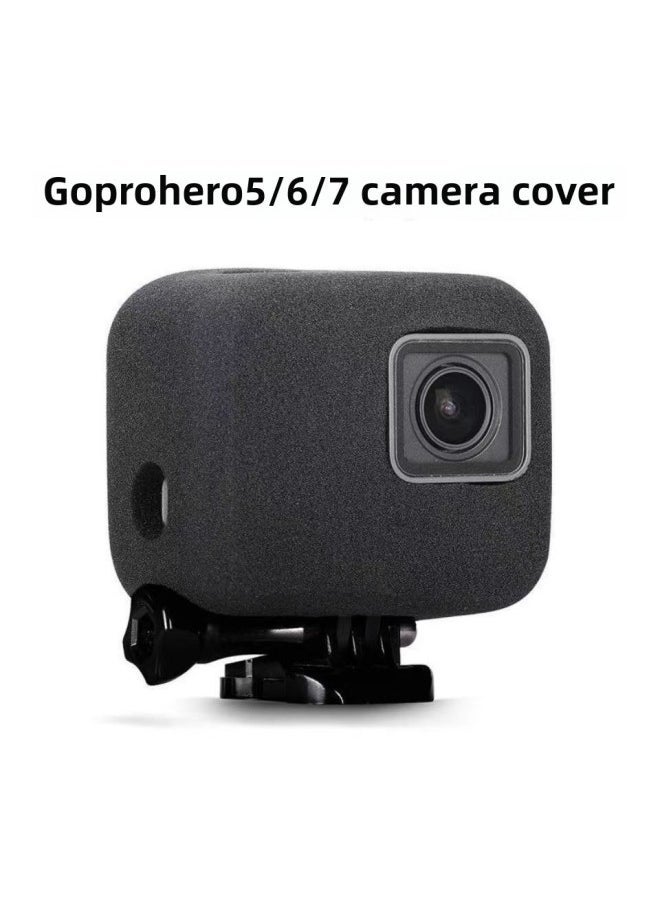 Compare Gopro 1211109 Windproof Cover Sports Camera Sponge Cover Noise Reduction Foam Dog 87 Protective SetColor:GOPRO567 at KSA Price