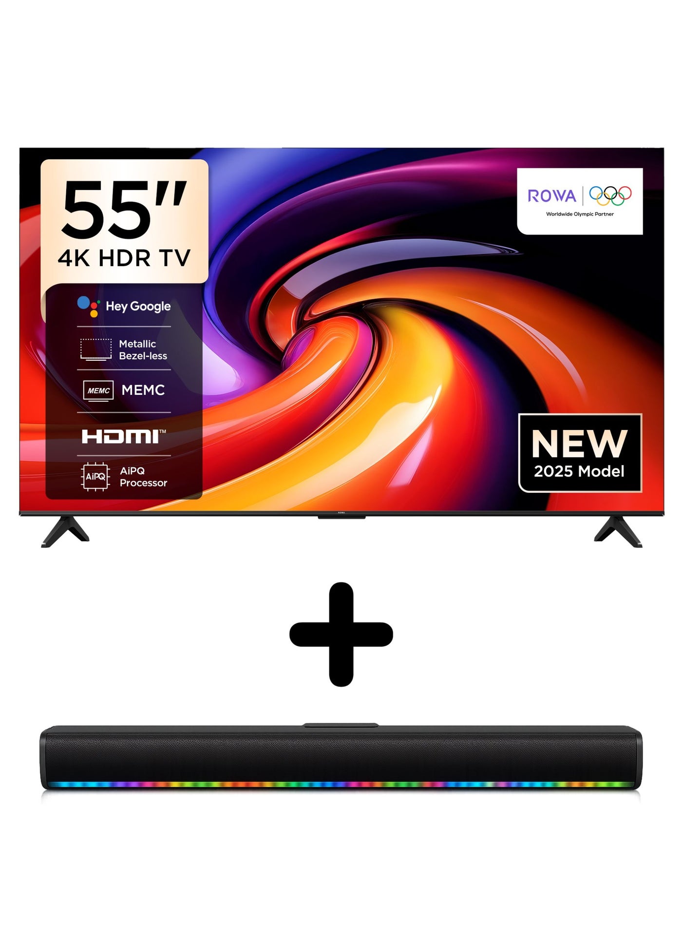 ROWA 55?Inch R55 4K Ultra HD Google Smart…