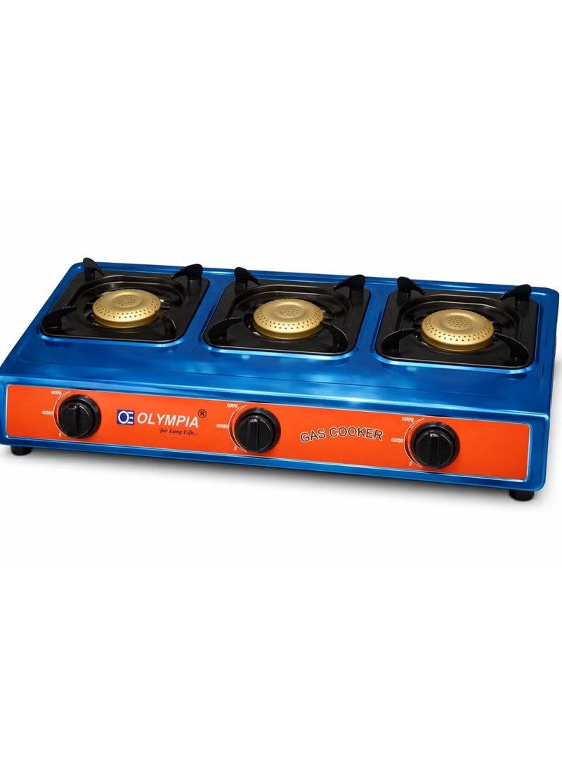 OLYMPIA 3 Burner Gas Cooker Stove with Automatic…