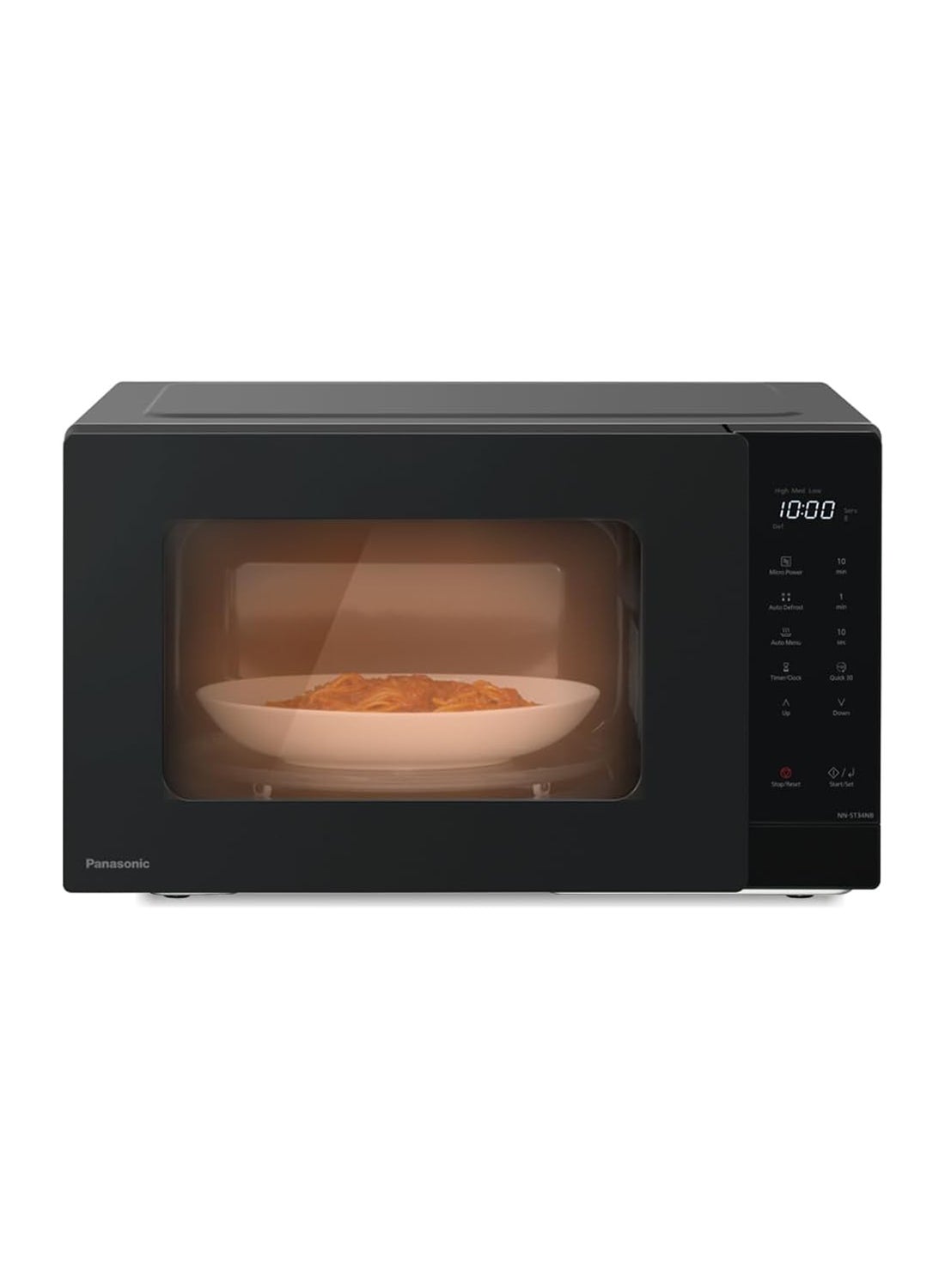 25L Compact Solo Microwave Oven, Push open, Auto-defrost,…