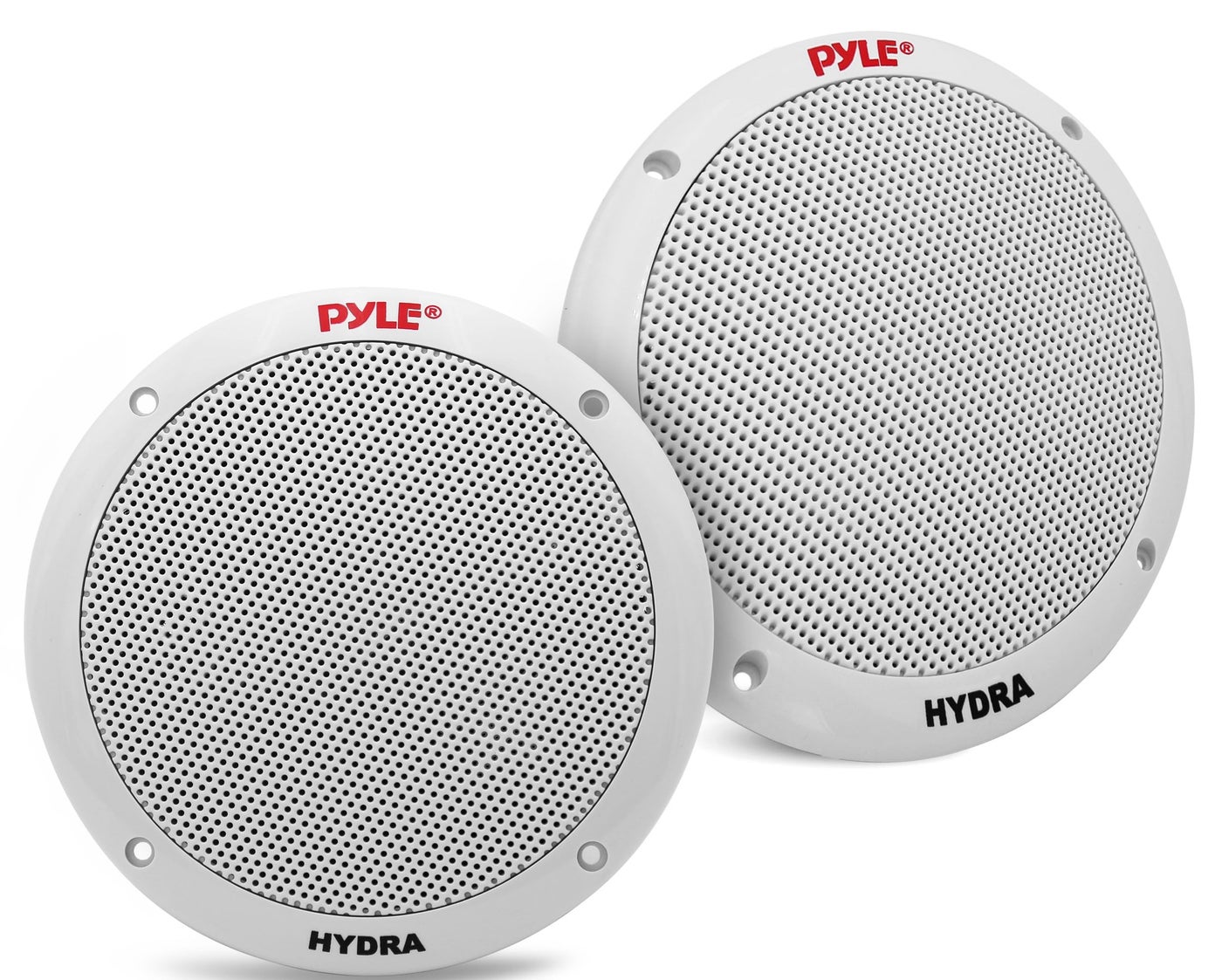 Compare Pyle 65 Inch Dual Marine Speakers 2 Way Waterproof and Weather Resistant Outdoor Stereo Sound System with 400 Watt Power Polypropylene Cone and Butyl Rubber Surround 1 Pair PLMR605WWhite at KSA Price