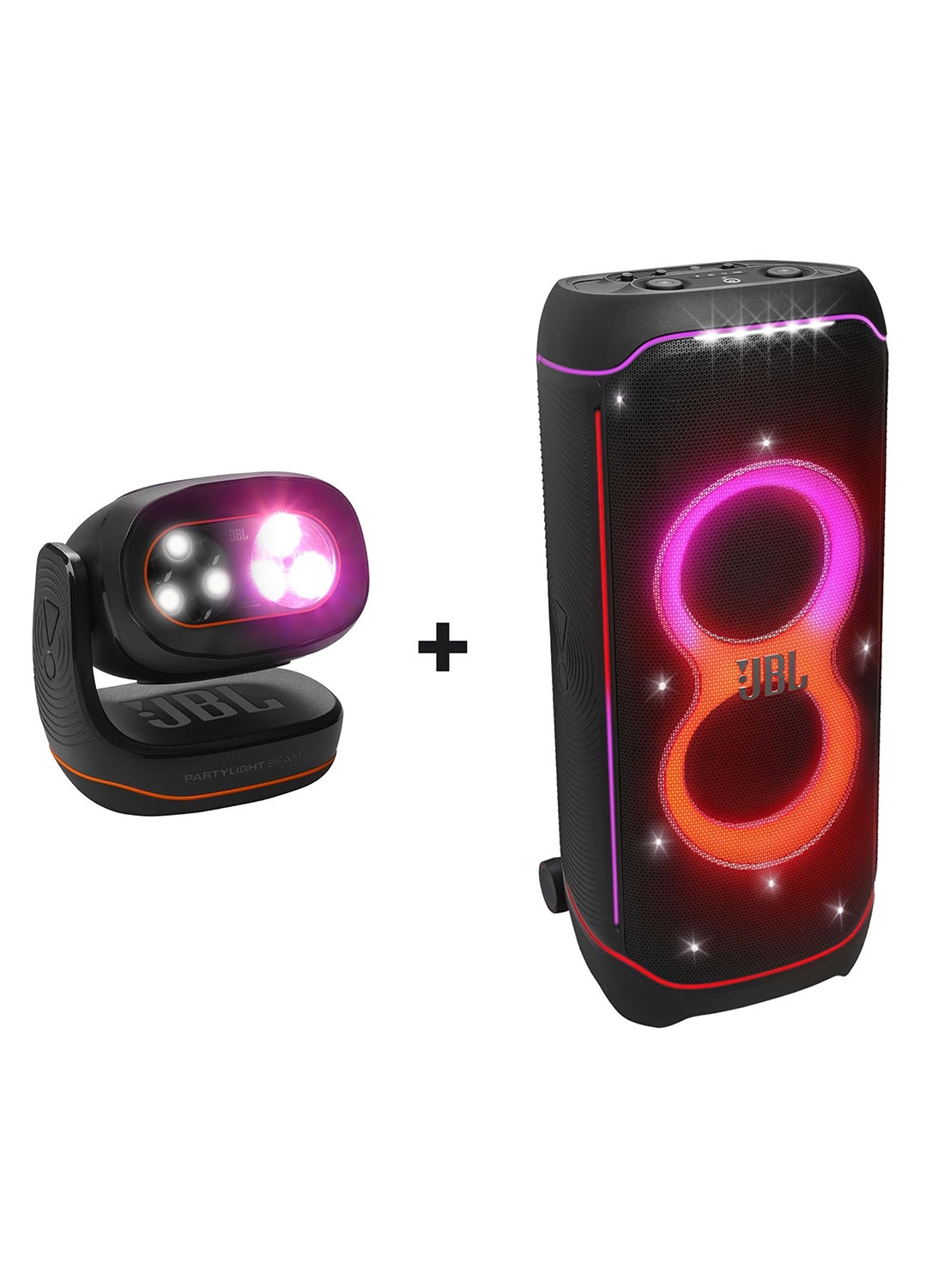 Compare Partylight Beam And Partybox Ultimate Massive Party Speaker Combo JBLPLBEAMEU+JBLPARTYBOXULTEU Black at KSA Price