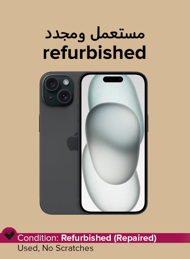 Compare Refurbished  iPhone 15 128GB Black 5G  International Version at KSA Price