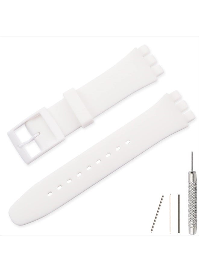 Replacement Silicone Band for Swatch 17mm 19mm…