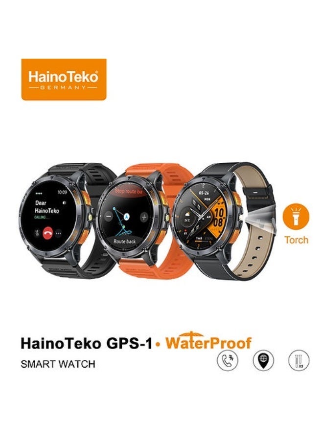 HainoTeko GPS-1 Waterproof Smartwatch with AMOLED…
