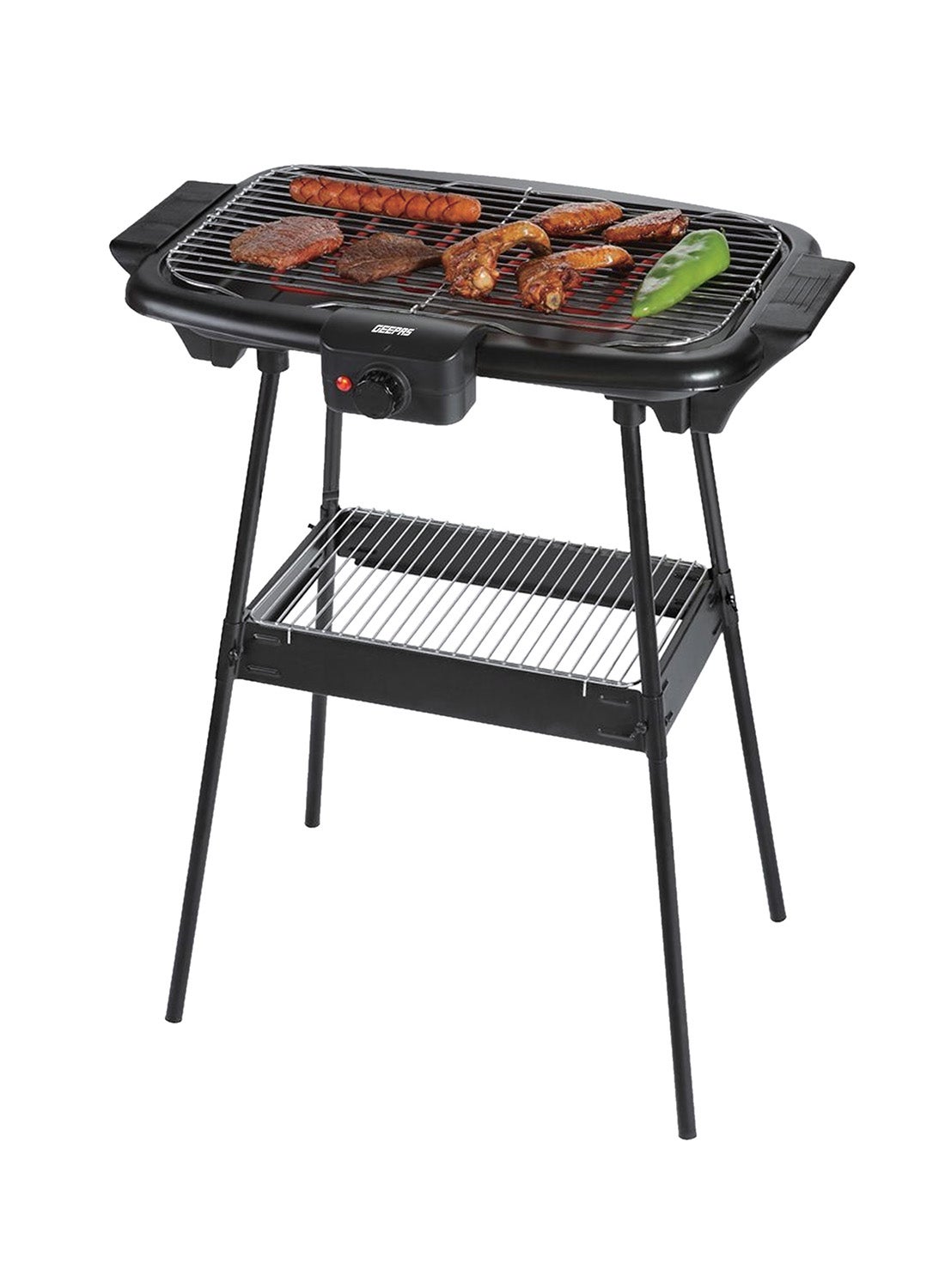 Compare Electric Barbecue Grill  AutoThermostat Control with Overheat Protection,Operating OnOff Indicator Light | Space Saving, Waterproof | Grill Chicken, Beef, Veggies & More 2000 W GBG5480 Black at KSA Price