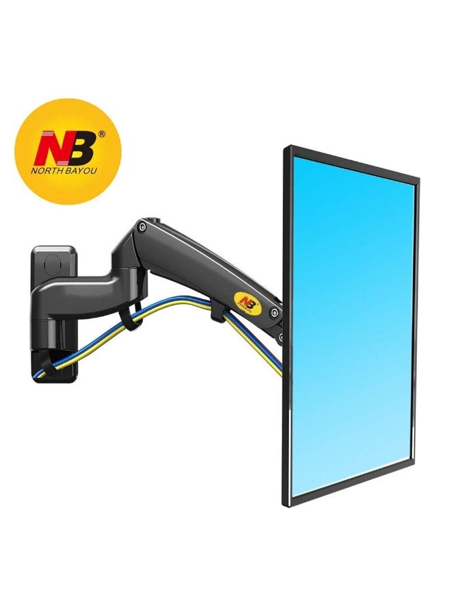 Compare Monitor Arm TV Wall Mount Bracket for 1735 Monitors Up to 12KG Load Capacity from 4.4 to 26lbs Double Extension at KSA Price