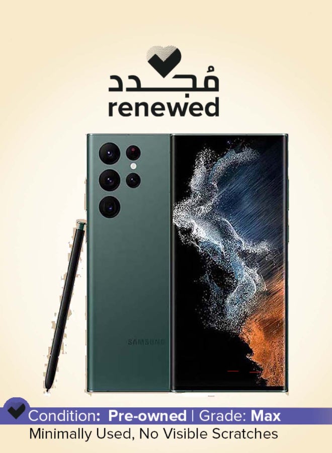 Compare Renewed  Galaxy S22 Ultra Green 12GB RAM 256GB 5G  International Version at KSA Price