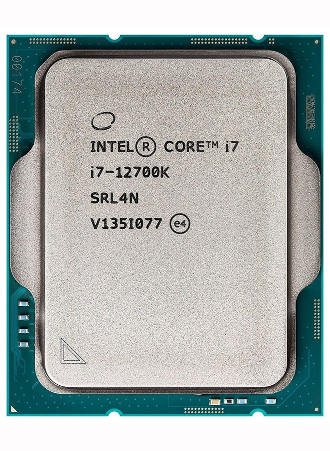 Compare 12th Generation Core i712700K Desktop Processor, 12 Cores, 20 Threads, 25MB Cache, 4.9GHz Base Frequency, UHD Graphics 770, LGA 1700 Socket, 65W Power, 128GB Memory Capacity | Tray Green at KSA Price