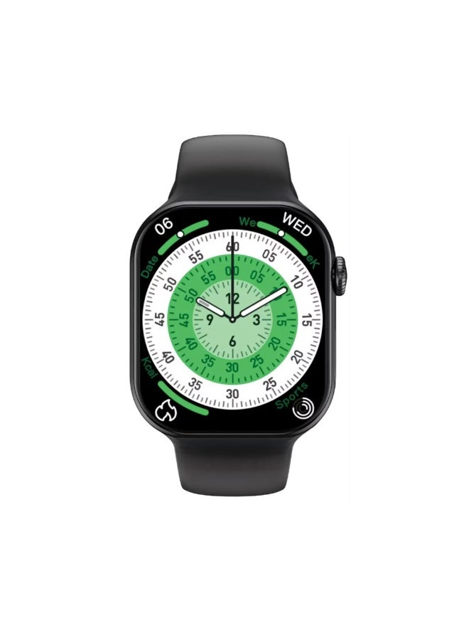 Compare Communicate 42mm Smart Watch with 1.85” AMOLED Display, 190mAh Battery, 1GB Flash Storage, IP68 Waterproof, 23 Days Working Time, 10 Days Standby Time, Bluetooth Version 3.0 + 5.4, Wireless Charging, AlwaysOn Display, 500+ Watch Faces  Black at KSA Price