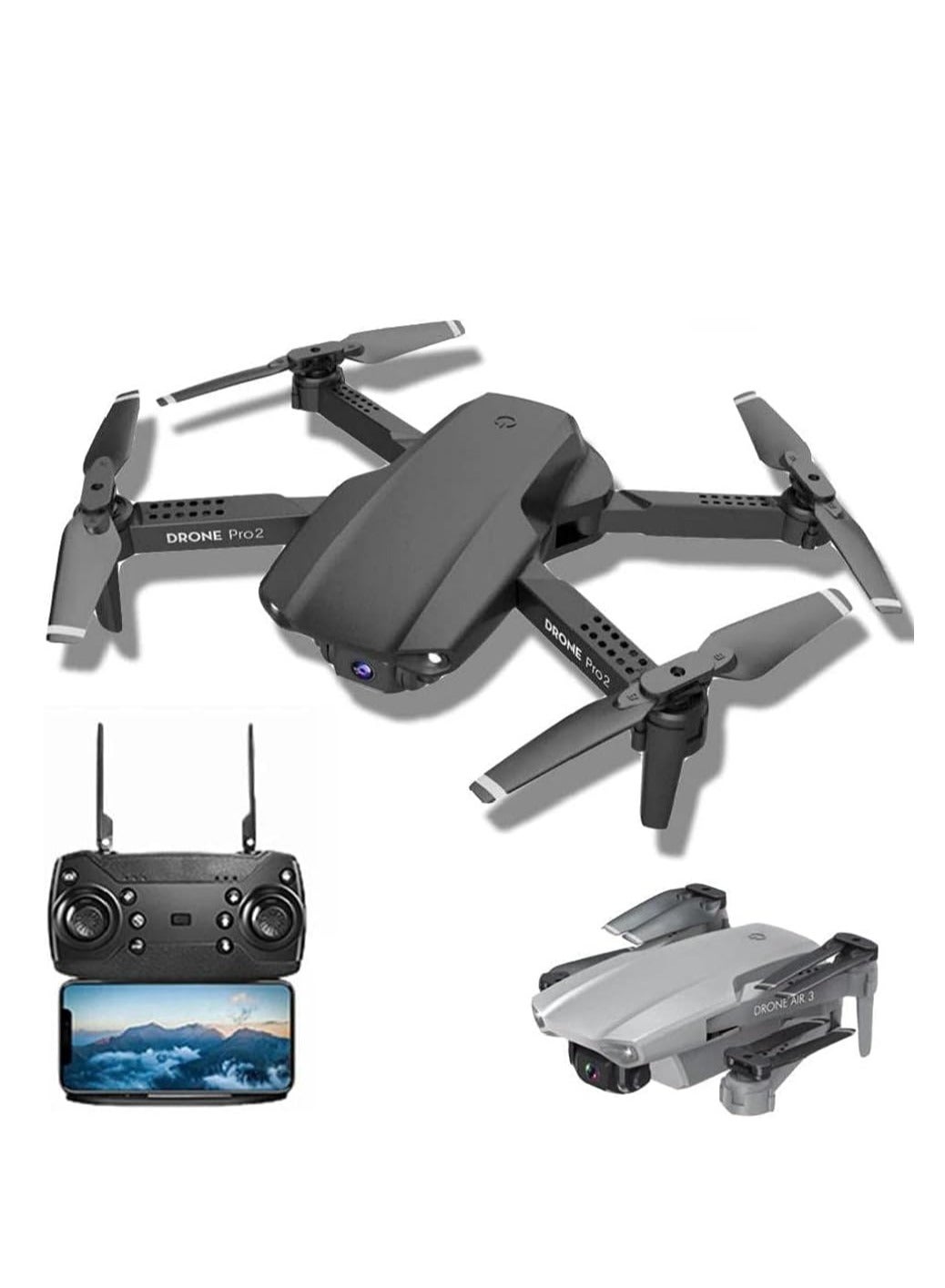 Mini Drone E99 – Foldable Remote Control Quadcopter…