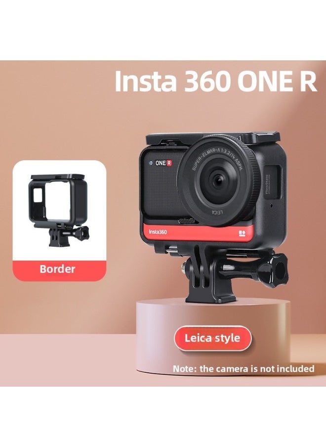 Compare Applicable To Insta360oneR Panoramic Camera Protection Frame UV Filter Protection Frame Dropresistant Protection Frame AccessoriesColor:360 One R Leica Border at KSA Price