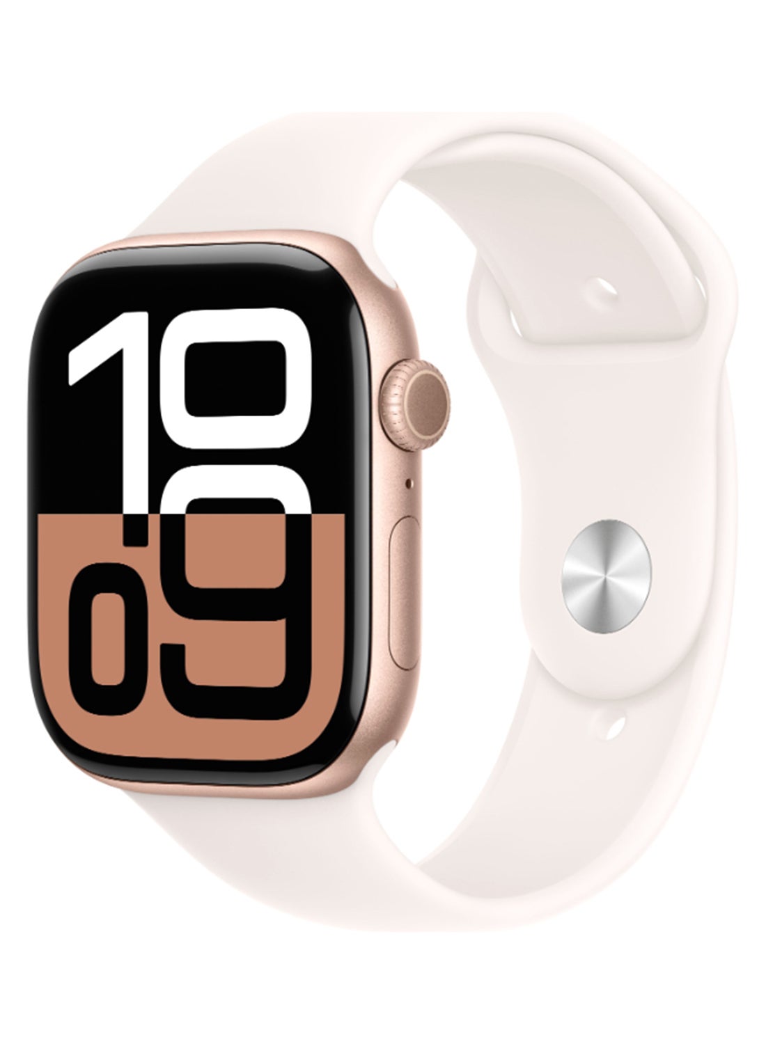 Compare Watch Series 10 GPS 46mm Rose Gold Aluminium Case With Light Blush Sport Band at KSA Price