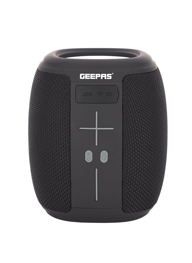 Compare Rechargeable Bluetooth Speaker, BTUSBTF CardFM , Lithium Battery Speaker With TWS And AuxIn | Portable Speaker With HandsFree Calling Black at KSA Price