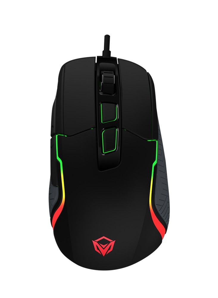 Compare MEETION Programmable Gaming Mouse Sevenstage DPI with high resolution G3360 RGB colorful DPI indicator Sevenstage DPI with high resolution Slipproof side skirt, stable lifting operation at KSA Price
