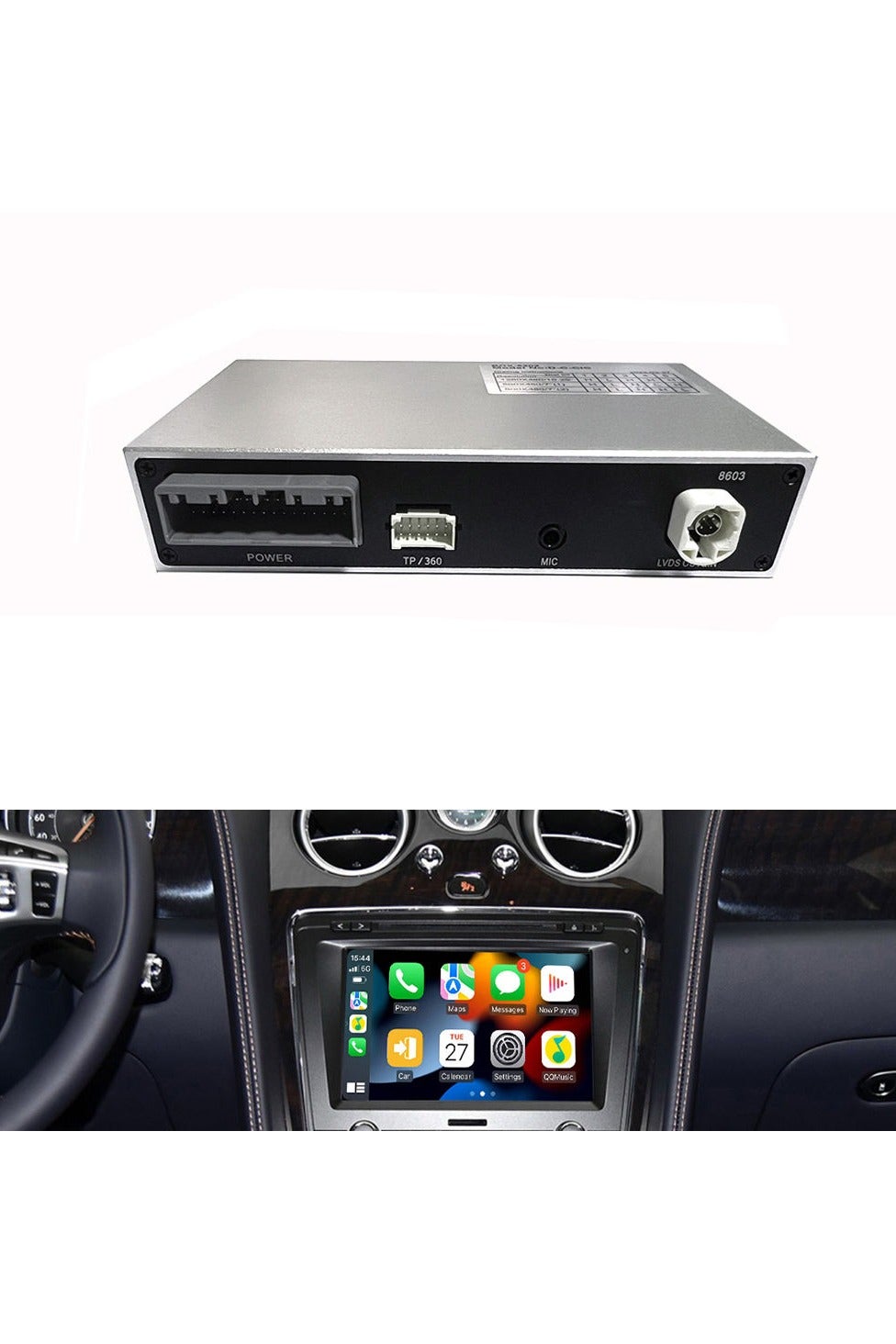 Compare Raymos Wireless Carplay and Android Auto Interface Linux System Multimedia Upgrade for Bentley   Phone Mapping Local Audio and Video Playback, Supporting the Installation of AHD front and Reverse with 360 Degree Panoramic Camera at KSA Price