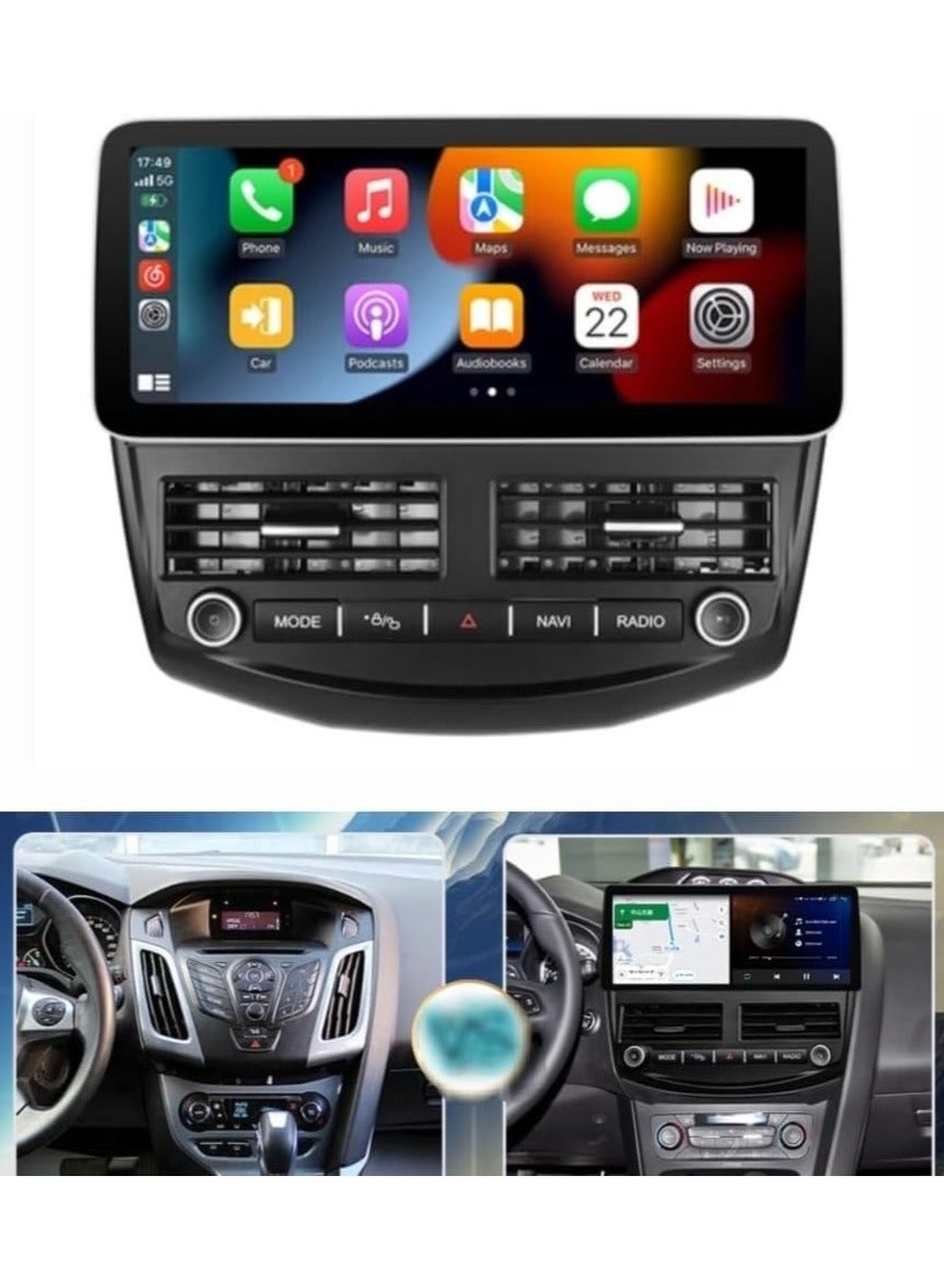 Compare Android Car Stereo 12.3 Inch For Ford Focus 2012 To 2019 4GB Ram Support Apple Carplay Android Auto Wireless QLED Touch Screen 4G Wifi AHD Camera included Bluetooth at KSA Price