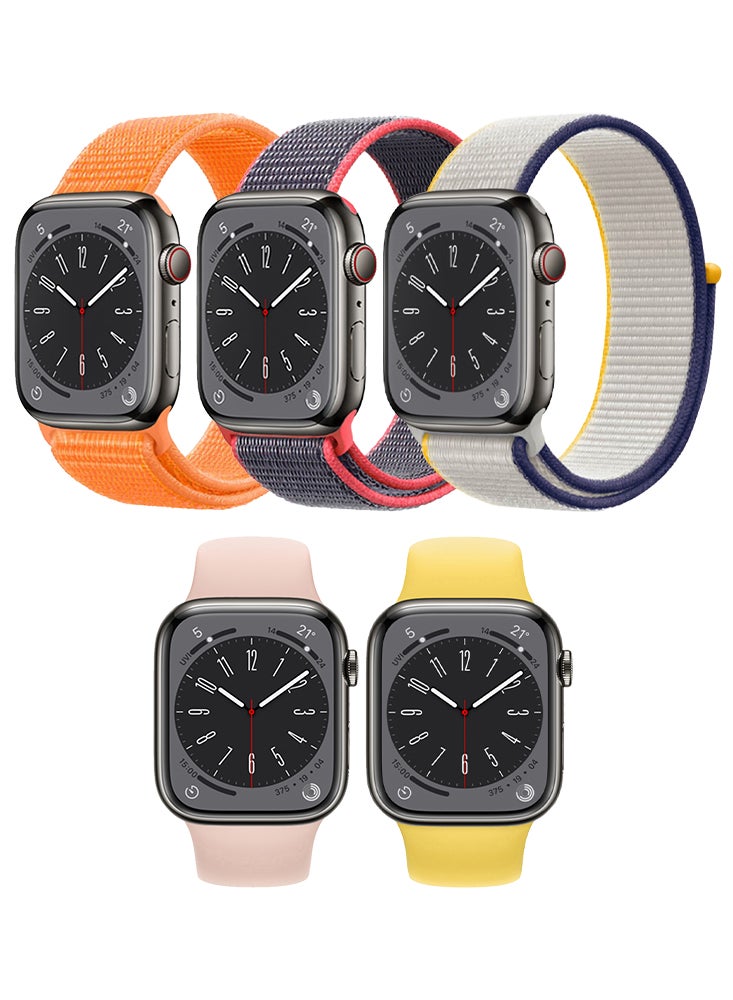 5pcs Watch Bands Replacement for Apple Watch Strap…