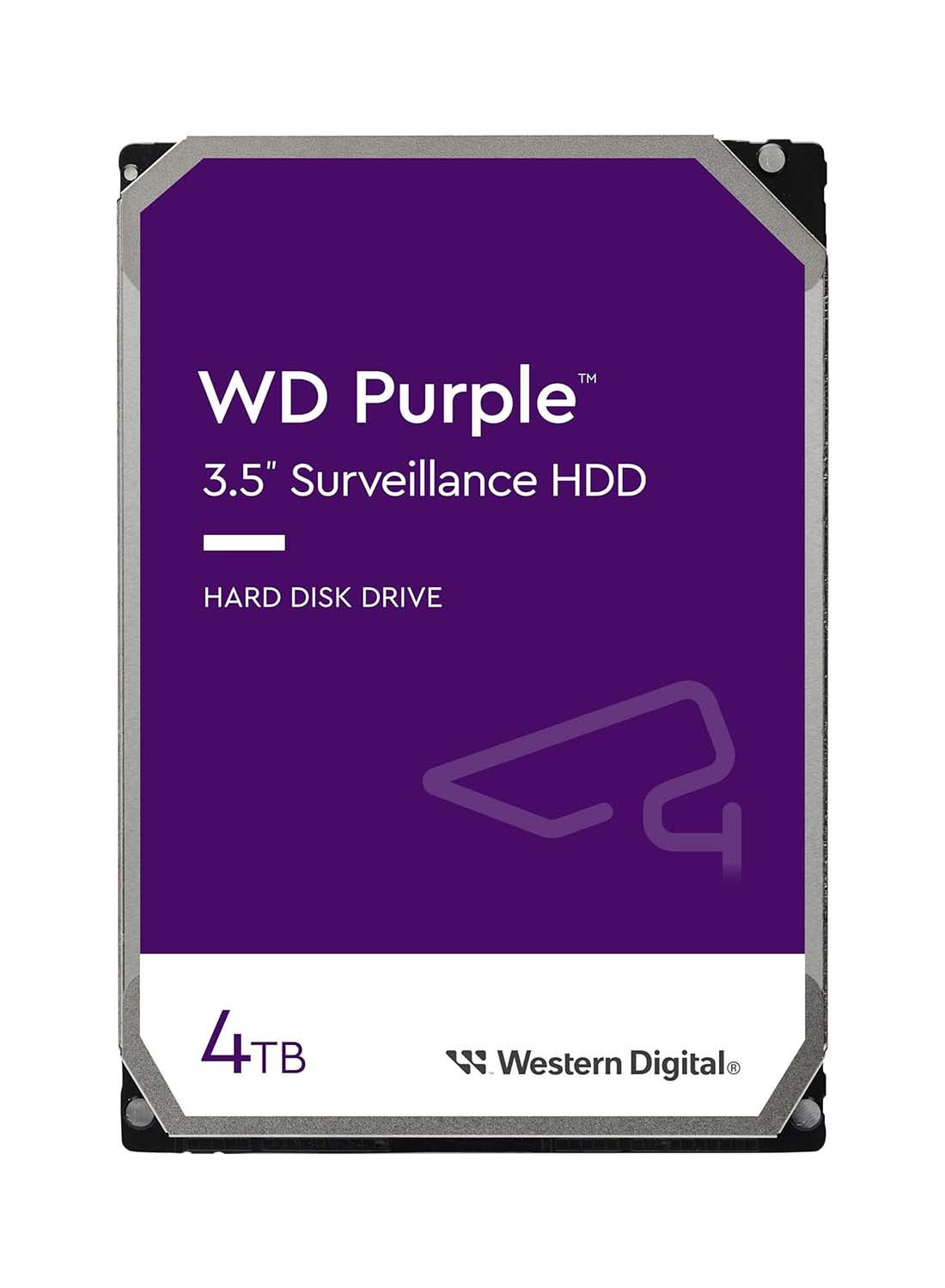 Compare Purple 4TB SATA 3.5 Internal HDD, 5400 RPM, 256MB Cache, 6Gbs, 247 Surveillance Drive, Supports Up to 64 Cameras, AllFrame Technology | WD43PURZ 4 TB at KSA Price
