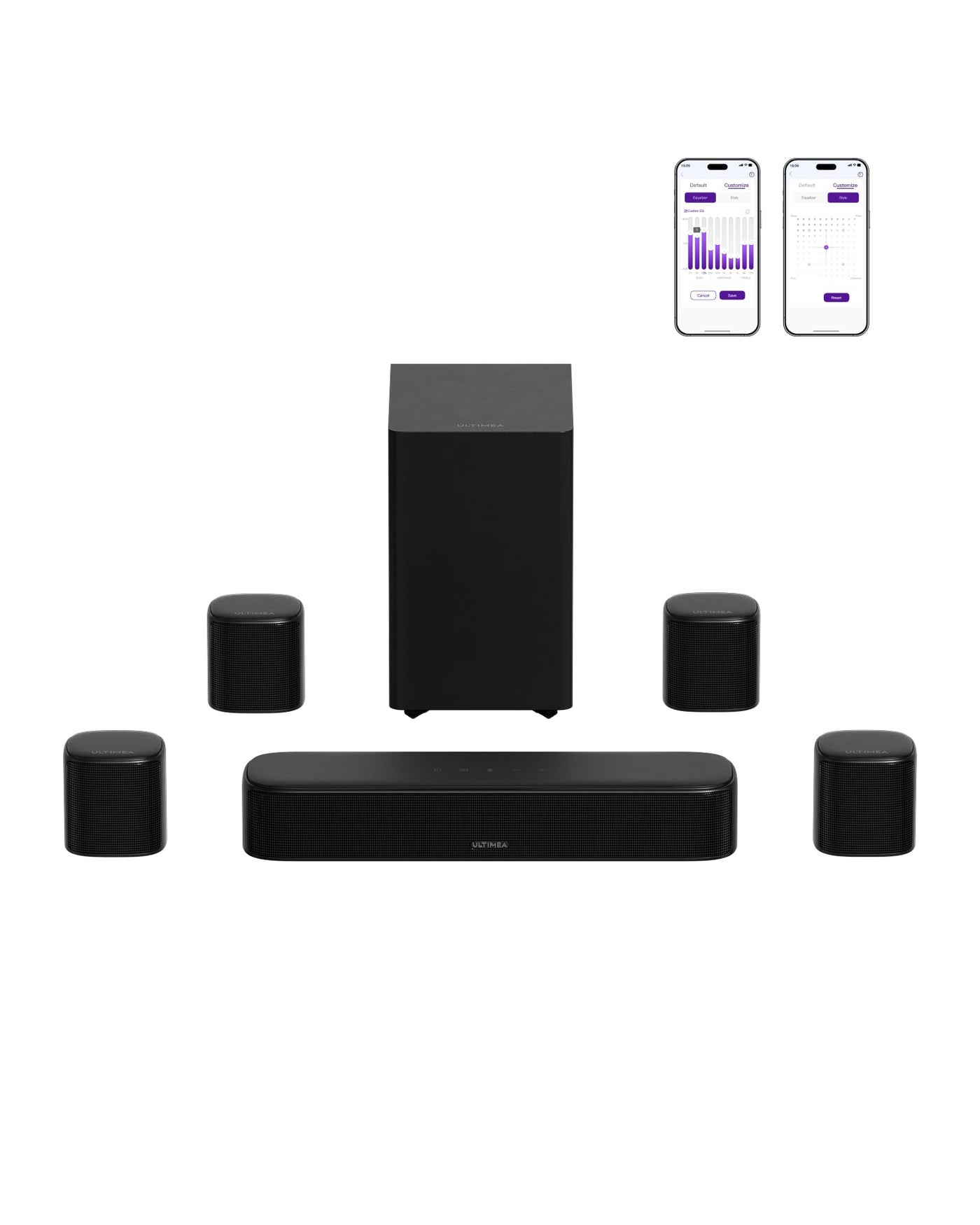 ULTIMEA 7.1ch Surround Soundbar, Sound Bar for TV…