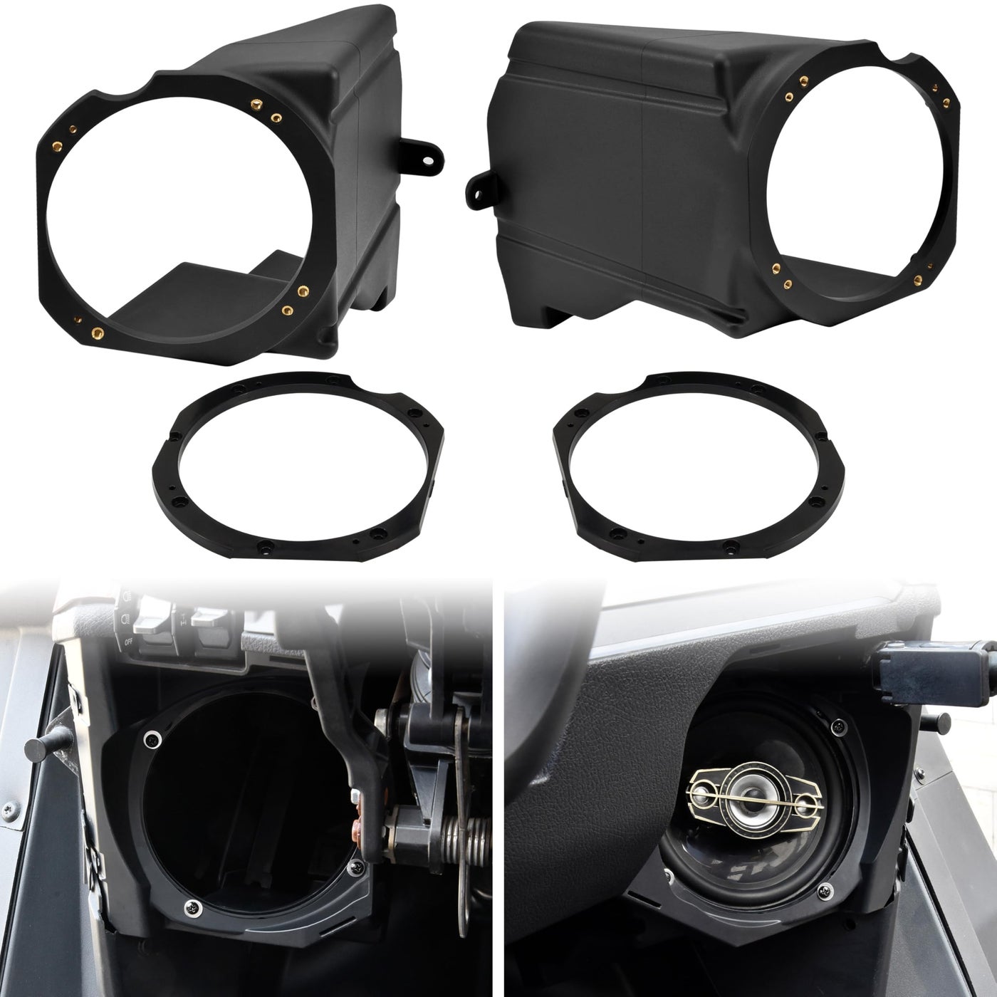 Compare SAUTVS Under Dashboard 65 inch Speaker Pods Enclosures for Polaris RZR PRO XPPRO RRZR Turbo R 20202024 1Pair at KSA Price