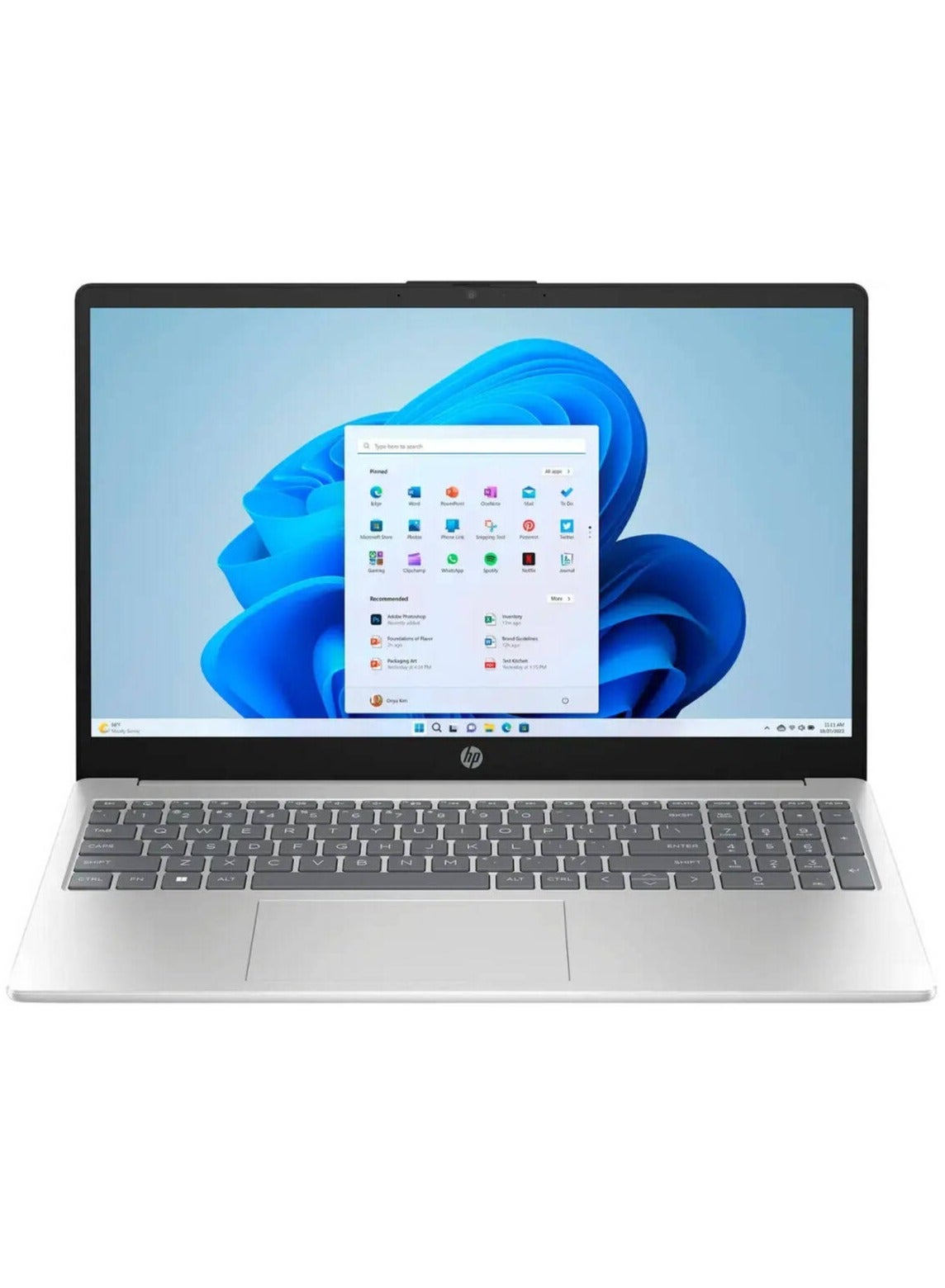 Compare Laptop, 15.6 TouchScreen HD Display, Intel Core i5 1235U Processor, 8GB RAM, 512GB SSD, Intel Iris Xe Graphics, Keyboard, Windows 11 | A9PE6UA#ABA EnglishArabic Natural Silver at KSA Price