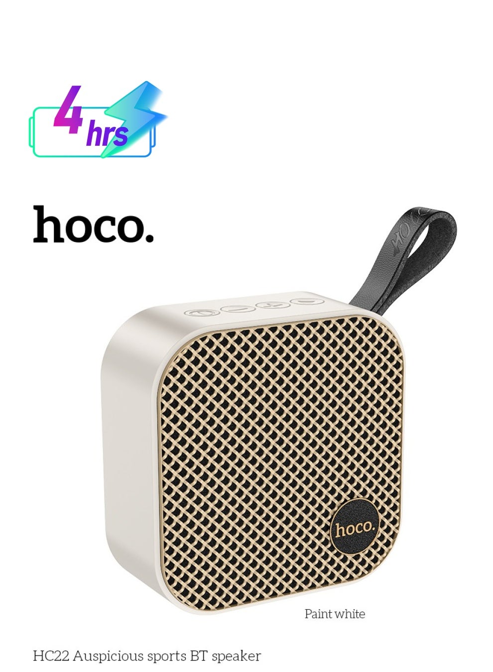 Compare HOCO HC22 Wireless Bluetooth Speaker High Quality Auspicious Outdoor Portable Mini Audio 1200mAh Speaker Cai De Som Support TF Card  FM  TWS at KSA Price