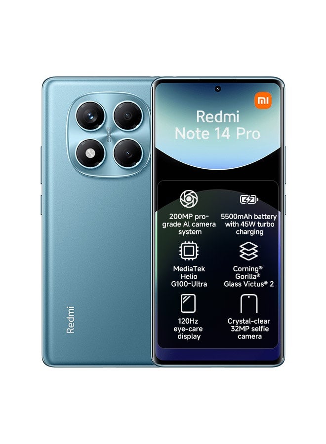 Redmi Note 14 Pro 4G Ocean Blue 8GB RAM…