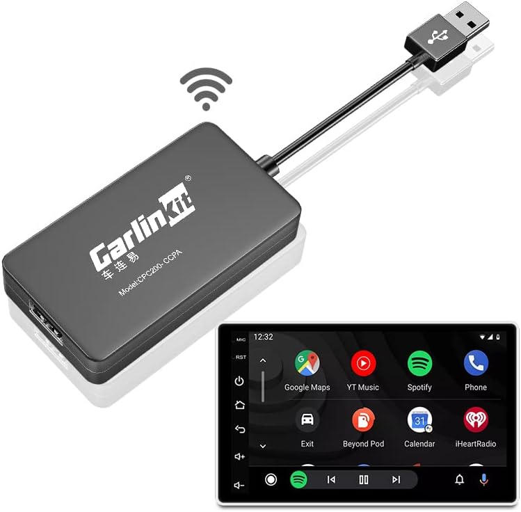 Compare CarlinKit Wireless CarPlay and Android Auto Adapter  2 in 1 Dongle with Low Power Consumption at KSA Price