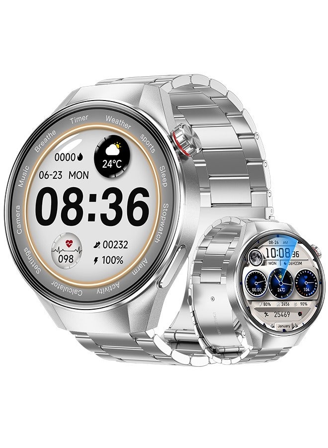 Compare 1.75Inch Mens Bluetooth SmartwatchSmart Bracelet, AnswerMake Calls, Exercise Sleep Monitoring, Universal For Android And IOS Systems, RTG5 Plus at KSA Price