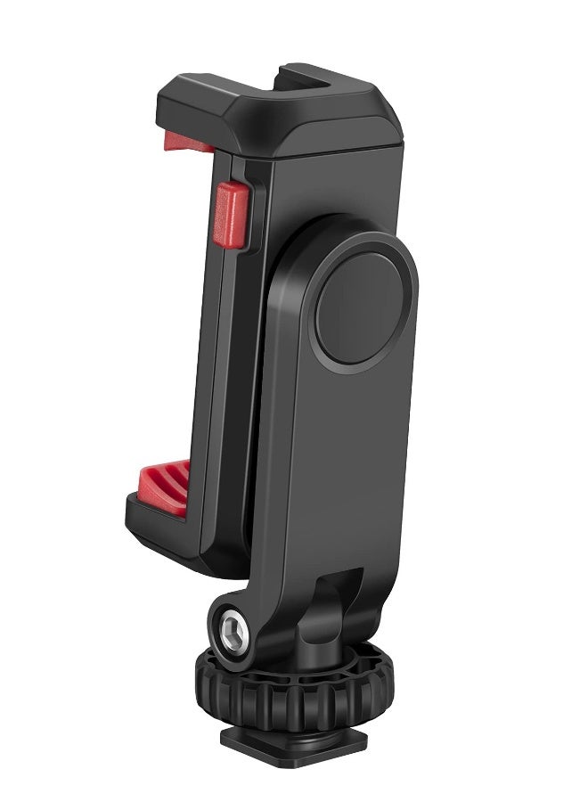 Cell Phone Tripod Mount Adapter Holder with 2 Cold…