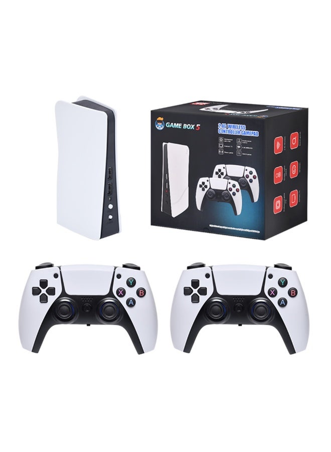 Compare Game Box Console – Builtin Emulator with 30,000+ Games PSP, PS1, NES, N64, Dreamcast, HD Support, 2 Wireless 2.4G Controllers, 3D Game Support, HDMI Plug & Play at KSA Price