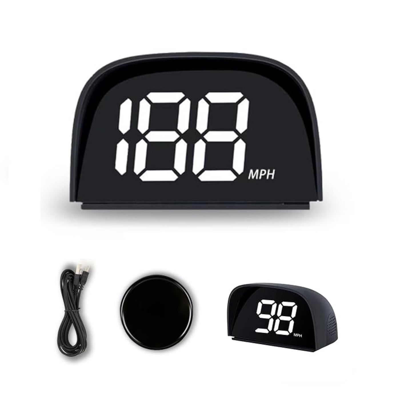 Compare VJOYCAR P20 New Car Speedometer GPS Hud Head Up Display MPH Digital Speed Meter Gauge for Cars Trucks Motorcycle Bike ATV SUV Pickup Scooter Golf Cart Bus Boat at KSA Price
