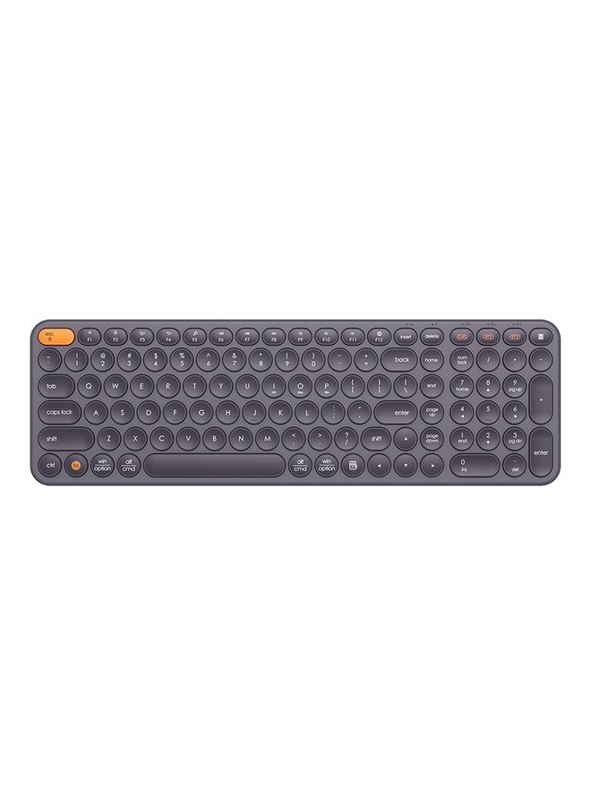 Compare Bluetooth Wireless TriMode Keyboard 5.03.0 2.4G USB Silent US Layout Keyboards EN With Numeric Keys For MacBook Ipad PC Tablet Frosted Grey at KSA Price