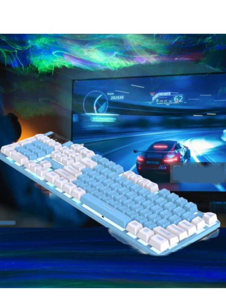 104-key Gaming Keyboard, ESports Mechanical Keyboard,Wired…