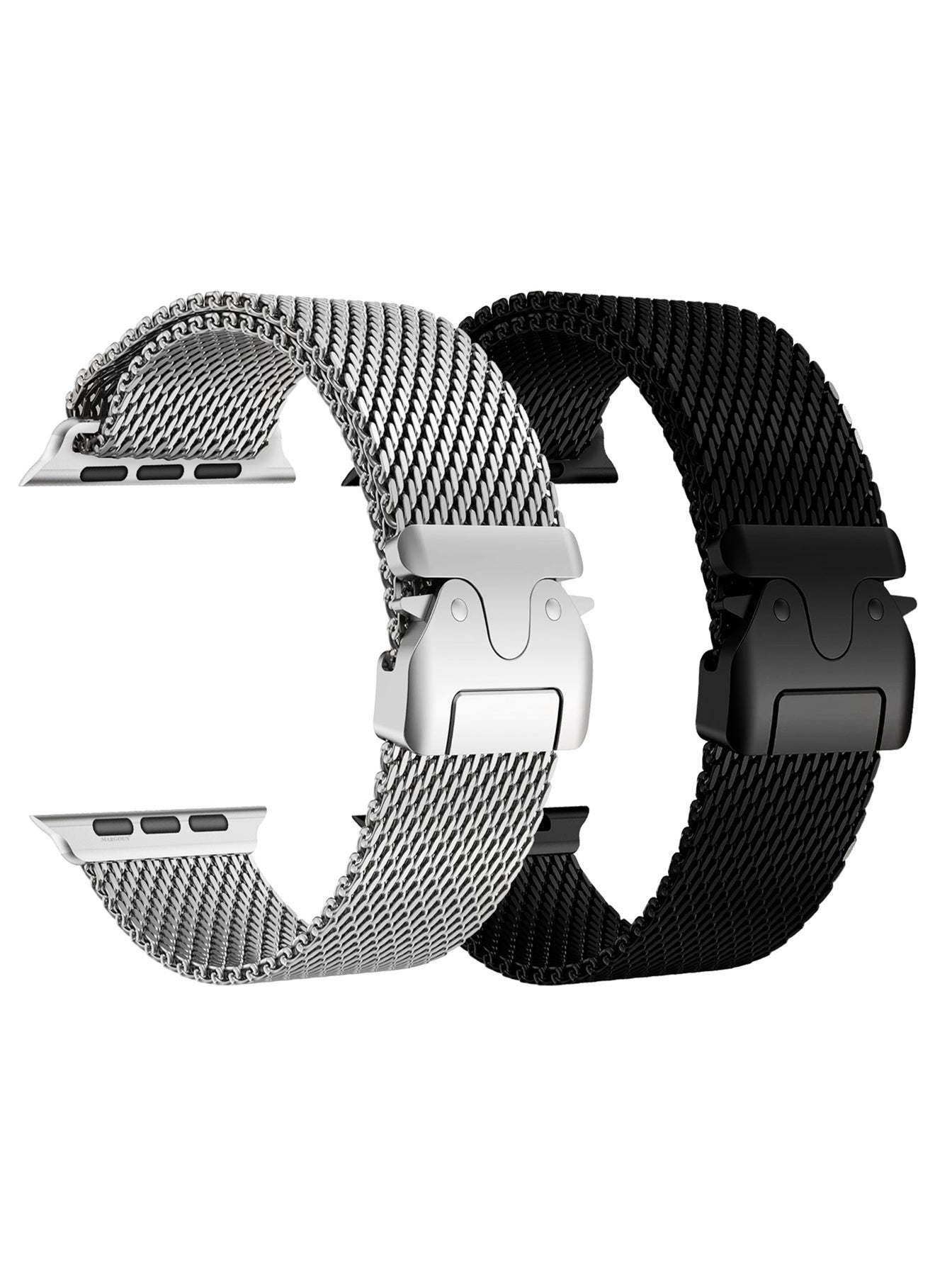 2Packs Milanese Loop for Apple Watch Band Ultra…