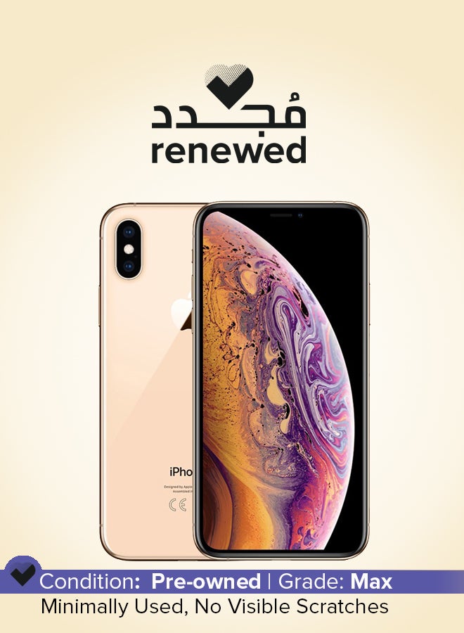 Compare Renewed  iPhone XS With Facetime Gold 256GB 4G LTE at KSA Price