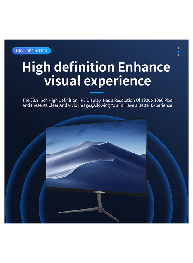 Compare 23.8 Inch PC Monitor,IPS Display Full HD 1920 X 1080,Ultra Thin Computer Screen Flat Panel VGA,HDMI Black at KSA Price