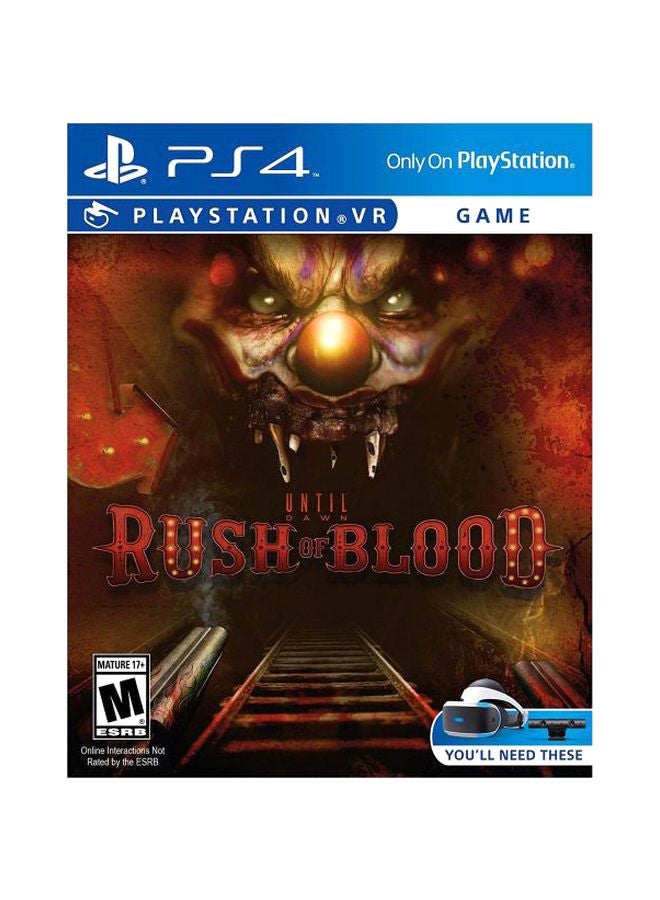 Compare Until Dawn Rush Of Blood  PlayStation 4  Adventure  playstation_4_ps4 at KSA Price