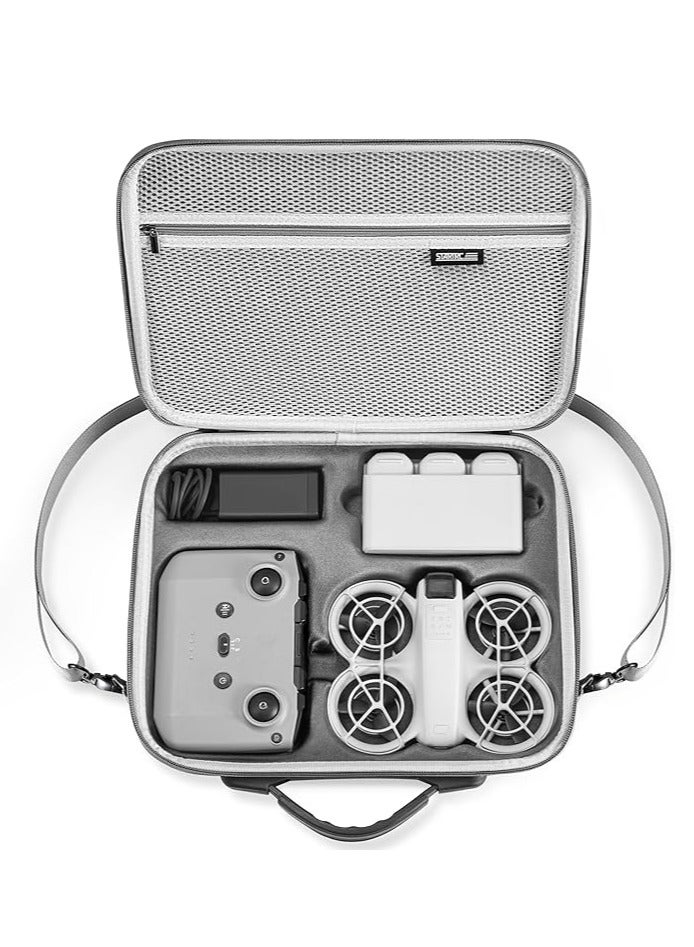 Compare Carrying Case for DJI Neo Portable PU Storage Protective Bag for DJI Neo Fly More Combo Accessories, Compatible with RCN3 Remote Controller, Neo Intelligent Flight Battery, Charging Hub at KSA Price