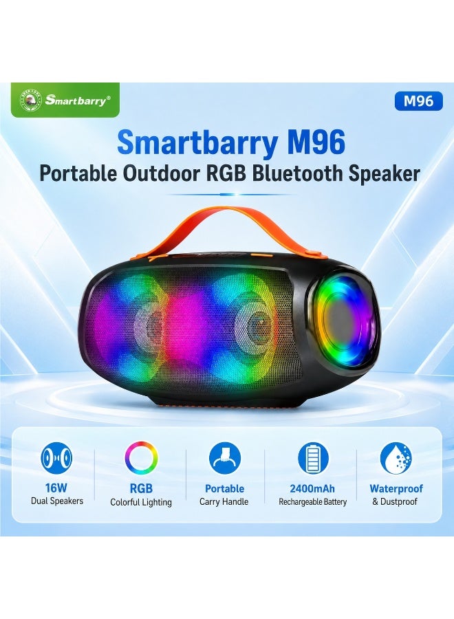M96 Wireless Outdoor Speaker 16W Powerful Stereo…