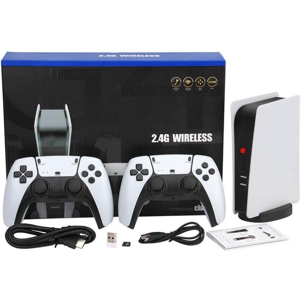 Compare BSBSD4K Retro M5 Video Game Console 64GB128GB TV Box with 20, 000+ Games HDMI Output, PS1GBACPS Support 2 Wireless Controllers IncludedFBD at KSA Price