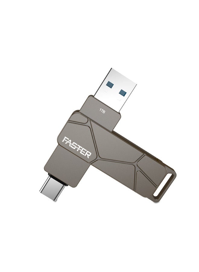 1TB Dual OTG USB Type-C Flash Drive -…