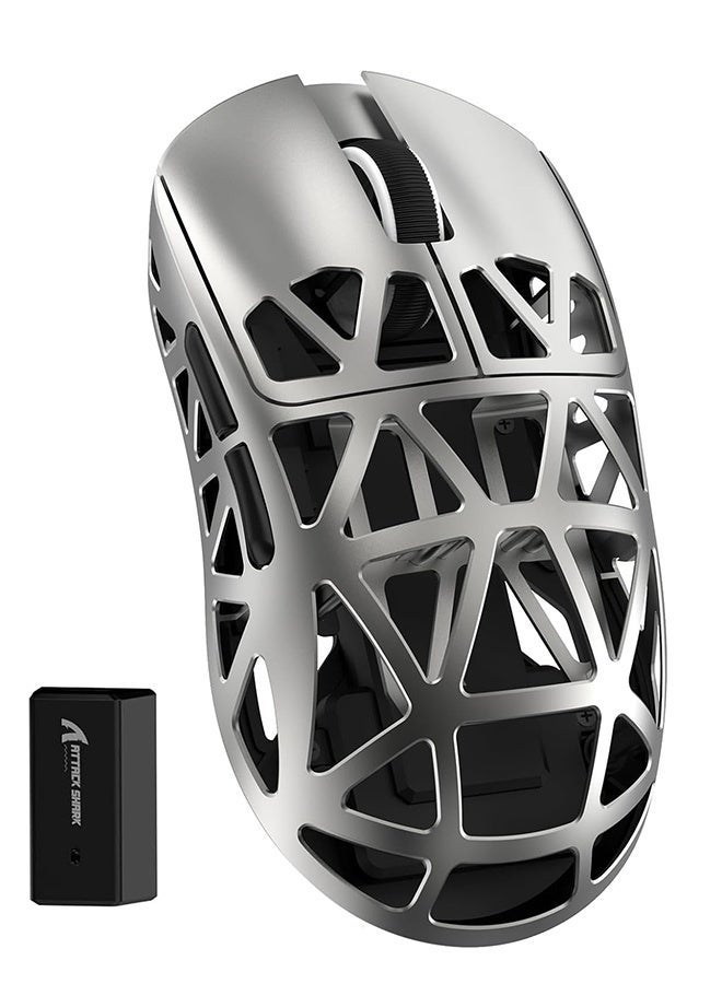 Compare R2 Superlight Wireless Gaming Mouse,Mouse Wireless Gaming,Magnesium Alloy, PixArt PAW3950 Sensor,Adjustable 42K DPI,8K Hz Polling Rate,5 Programmable Button,Long Battery Life,PCMacXboxPSGrey at KSA Price